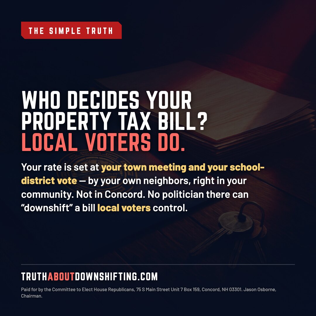 Who decides your property tax bill? Local voters do.